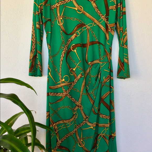 Ralph Lauren Emerald Chain Dress - Picture 4 of 6